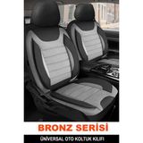 Jet Garaj Seat Ibıza 2017-UYUMLU Oto Koltuk Kılıfı Bronz Serisi - Gri