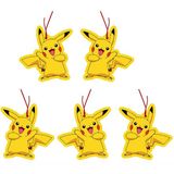 Jet Hızında Pikachu Tasarımlı Oto Kokusu 5'li Set Asma Koku Özellikleriyle