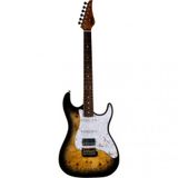 Jet JS-450 QTB R HSS Elektro Gitar (Transparent Brown)