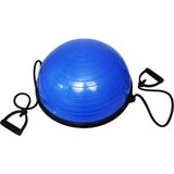 Jet Mavi Pilates Denge Aleti Çekme Direnç Lastikli Spor Topu