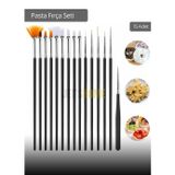 Jet' s Home 15’li Set Pasta Hazırlama Fırçası Yağlı Boya Fırçası Sulu Boya Fırçası Yüz Boyası Fırça El İşi Fırça