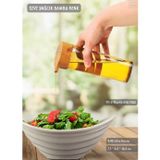 Jet' s Home Bambu Renk Sıvı Yağdanlık Plastik Yağ Şişesi Dokunmatik Yağlık 0,45 Litre BPA FREE