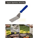 Jet' s Home Barbekü Spatulası Paslanmaz Izgara Spatulası Çelik Hamburger Spatulası 30 cm