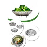 Jet' s Home Buharda Sebze Pişirme Aparatı Büyük Boy Paslanmaz çelik