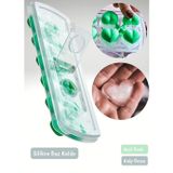 Jet' s Home Buz Kalıbı Silikon Buzluk 12 Bölmeli Kalp Desenli Buz küpü BPA Free
