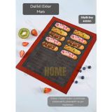 Jet' s Home Delikli Ekler Pişirme Matı Çift Taraflı Fırın Matı Silikon Hamur Matı Yapışmaz Büyük Boy 40x60 cm