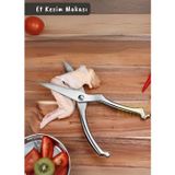 Jet' s Home Et Makası Paslanmaz Mutfak Makası Çelik Tavuk Makası Ergonomik Tasarım 20 cm