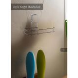 Jet' s Home Kağıt Havluluk Paslanmaz Peçetelik Çelik Banyo Havluluk Düzenleyici Krom