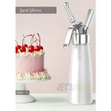 Jet' s Home Krem Dağıtıcı Şanti Sifonu Tatlı Hazırlama Sifonu Krema Sifonu Whip Sifon Alüminyum 1000 ml