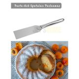Jet' s Home Pasta Spatulası Paslanmaz Kek Spatulası Krema Spatula No:1 Çelik 23 cm