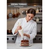 Jet' s Home Profesyonel 34 cm Krema Torbası Bez– Detaylı Pasta Süsleme ve İnce İşçilik İçin
