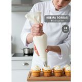 Jet' s Home Profesyonel 40 cm Krema Torbası Bez – Cupcake ve Standart Pasta Dolguları İçin