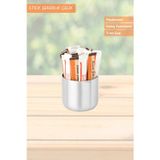 Jet' s Home Şeker Kabı Paslanmaz Stick Şekerlik Çelik 7 cm