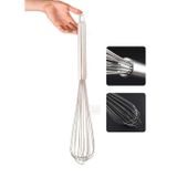 Jet' s Home Sos Çırpma Teli Paslanmaz Yumurta Çırpıcı Çikolata Çırpıcı Krema Çırpıcı Çelik Saplı Büyük Boy 45 cm