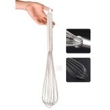 Jet' s Home Sos Çırpma Teli Paslanmaz Yumurta Çırpıcı Çikolata Çırpıcı Krema Çırpıcı Çelik Saplı Jumbo Boy 50 cm