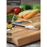 Jet' s Home Sunum Maşası Barbekü Maşası Mangal Maşa Çelik Salata Maşası 35 cm