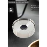Jet' s Home Tekli Skoçlu Küllük 10 cm Paslanmaz Çelik Kül Tablası Sigara Küllüğü