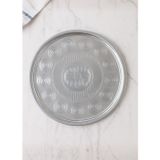 Jet' s Home Yemek Tepsisi Çelik Yer Sofrası 66 cm Paslanmaz Sunum Sinisi No:70