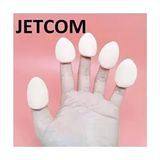 Jetcom 3 Adet Mini Puf Parmak Yüz Makyaj Sünger Kuru Islak Bez Süngeri Göz Altı Kapatıcı