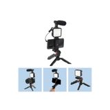 Jetcom Video Making Kit Kumandalı Mikrofon Led Işık Mini Tripod - Telefon Youtuber Video Kayıt