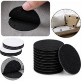 Jetfast 20 Adet 4 cm Küçük Halı Kilim Nevresim Örtü Kaydırmaz Minder Cırt Bant Seti Yapışkanlı Kaydırmaz - Siyah