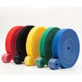 Jetfast 5 Metre 1 Cm Cırt Kablo Düzenleyici Organizer Kutu Kablo Sabitleyici Gizleyici Şerit Cırt - 5 Metre x 1 cm - Renkli