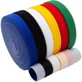 Jetfast 5 Metre x 1 cm Cırt Cırt Sabitleyici Bilgisayar Ev Kablo Tutucu Düzenleyici Toparlayıcı - Renkli
