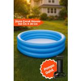 jetlegelsin Bestway Şişme Mavi Çocuk Havuzu ve Pompa (152 Cm X 30 Cm)