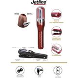 Jetline Saç Kırığı Kırık Alma Makinesi Profosyonel Seri Şarjlı Kablosuz Teknoloji - Kırmızı