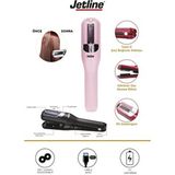 Jetline Saç Kırığı Kırık Alma Makinesi Profosyonel Seri Şarjlı Kablosuz Teknoloji - Pembe