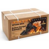 Jetmen Brıx – Premium Briket Mangal Kömürü (10KG)
