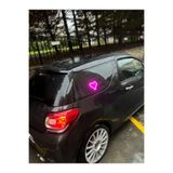 jetpleksi Araç İçİ Dekor Uyumlu Kalp Neon Led Çakmak Girişli