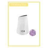 Jet's Home 124 Gül Yaprak Krema Duyu Gül, Cupcake ve Pasta Çiçek Süsleme Ucu Paslanmaz Çelik 2.5x0.9x4.2 cm