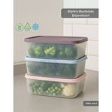 Jet's Home 3'lü Dipfriz Saklama Kabı - No Frost Silikon Kapaklı | Derin Dondurucu Düzenleyici - Bpa Free - 1500 Ml Çok Renkli