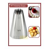Jet'S Home 7Ft Krema Duyu Büyük Boy Pasta Duyu Paslanmaz Çelik 35X18X50 Mm