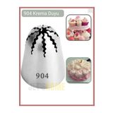 Jet's Home 904 Kapalı Yıldız Krema Duyu Cupcake, Pasta ve Cheesecake Süsleme Ucu Paslanmaz Çelik 36X27X48 mm
