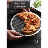 Jet's Home Alüminyum Pizza Teli Lahmacun Tepsisi 28 CM