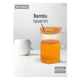 Jet's Home Bambu Renk Sürahi Plastik 2,1 Litre Bpa Free