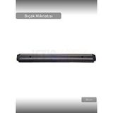 Jet's Home Bıçak Mıknatısı Askısı 38 Cm Kalın Duvar Standı Çelik Bıçak Tutucu Siyah
