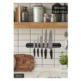 Jet's Home Bıçak Mıknatısı Askısı 62 Cm Kalın Duvar Standı
