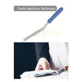 Jet'S Home Eğik Pasta Spatulası Paslanmaz Krema Spatula Çelik Tiny Boy 27,5 Cm