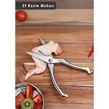 Jet's Home Et Makası Paslanmaz Mutfak Makası Çelik Tavuk Makası Ergonomik Tasarım 20 Cm Beyaz