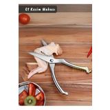 Jet'S Home Et Makası Paslanmaz Mutfak Makası Çelik Tavuk Makası Ergonomik Tasarım 20 Cm