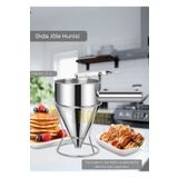 Jet's Home Gıda Jöle Hunisi Paslanmaz Hamur Dağıtıcı Standlı Krep Ve Tatlı Porsiyonlayıcı Çelik 1.2 Lt.