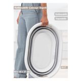 Jet'S Home Katlanır Çamaşır Sepeti 38 Lt Katlanır Sele Gri Çamaşır Selesi
