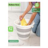 Jet’s Home Katlanır Kova 12 Litre Katlanabilir Kova Pratik Asılabilir