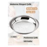 Jet'S Home Makarna Süzgeci 46 Cm Paslanmaz Çelik Süzgeç Ince