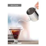 Jet's Home Mini Cezve Paslanmaz Kahve Demliği İndüksiyon Uyumlu Çelik Cezve 350 Ml