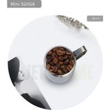 Jet's Home Mini Sütlük Paslanmaz Kahve Yanı Sütlüğü Çelik 90 ml - Gri