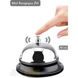 Jet's Home Otel Zili Resepsiyon Zili Restoran Zili Bar Zili Mutfak Zil Paslanmaz Çelik 10 cm
